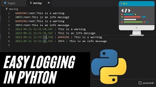 how to use the logger module in python to log your program - python logger tutorial