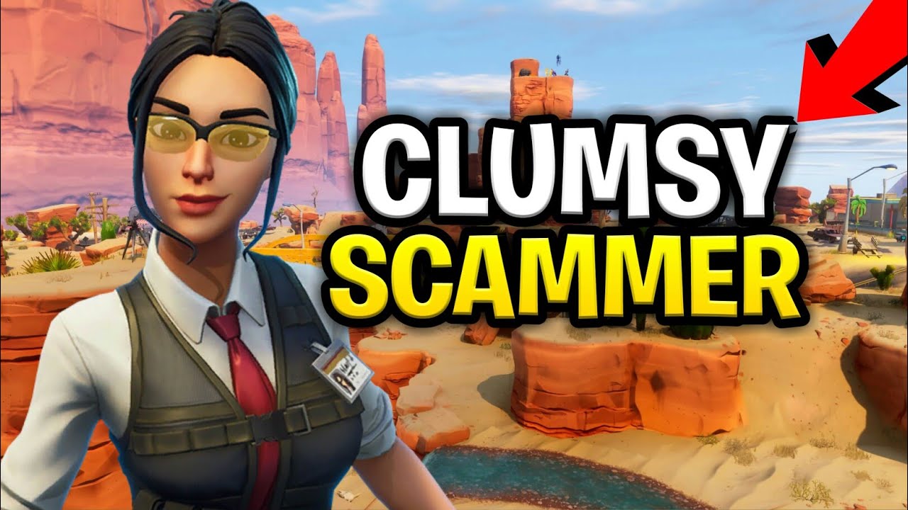 Dumb Clumsy Scammer Scams Himself! (Scammer Get Scammed) Fortnite Save