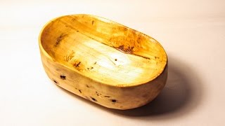 Carve a small wooden bowl