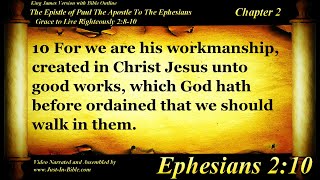 Ephesians Chapter 2 - Bible Book 49 - The Holy Bible KJV Read Along Audio\/Video\/Text