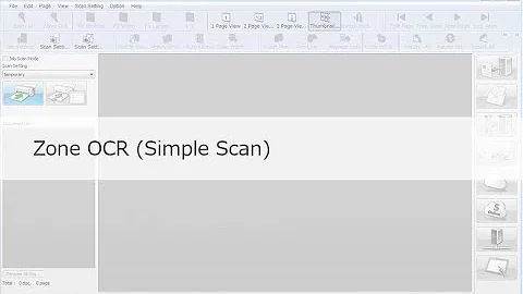 Panasonic "Image Capture Plus" Demo - Zone OCR (Simple Scan)