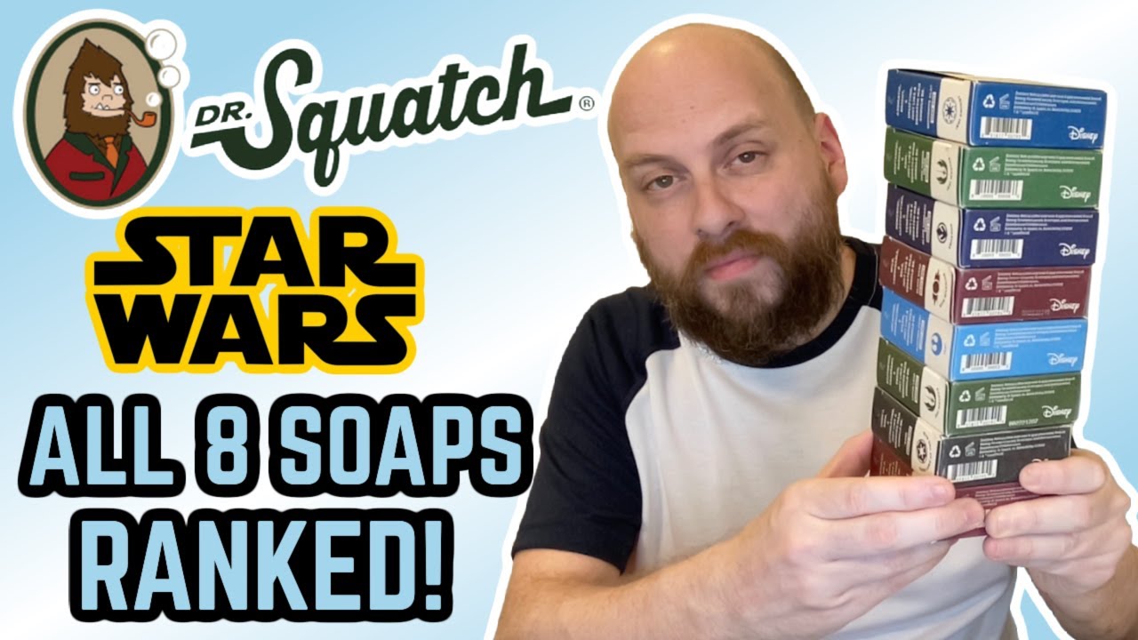 Ranking All 8 DR. SQUATCH STAR WARS SOAPS Worst-to-Best! 