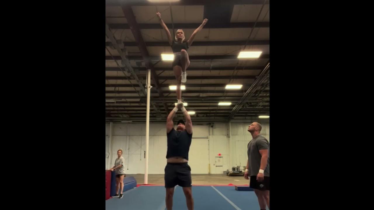 Hannah Calvin University of Tennessee Cheerleading Tryouts 20242025