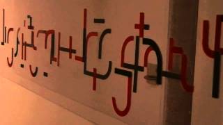 Experimental typography - An installation exhibition by Soheil Ashrafi