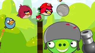 Angry Birds Collection 2 - CANNON SHOOT BAD PIGS AND THROW STONE!