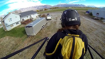 Tandem Paramotor Fun!!! Powered Paragliding Tandem Extreme Excitement!!! Flat Top Paramotors Rock!!