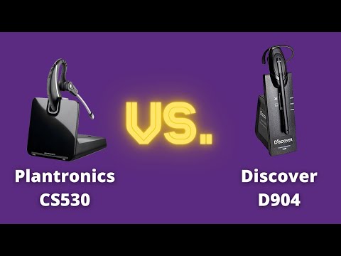 Plantronics CS530 Vs. Discover D904 Wireless Office Headset