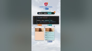 Angular 17 New Feature: Deferrable Views #angular #angular17