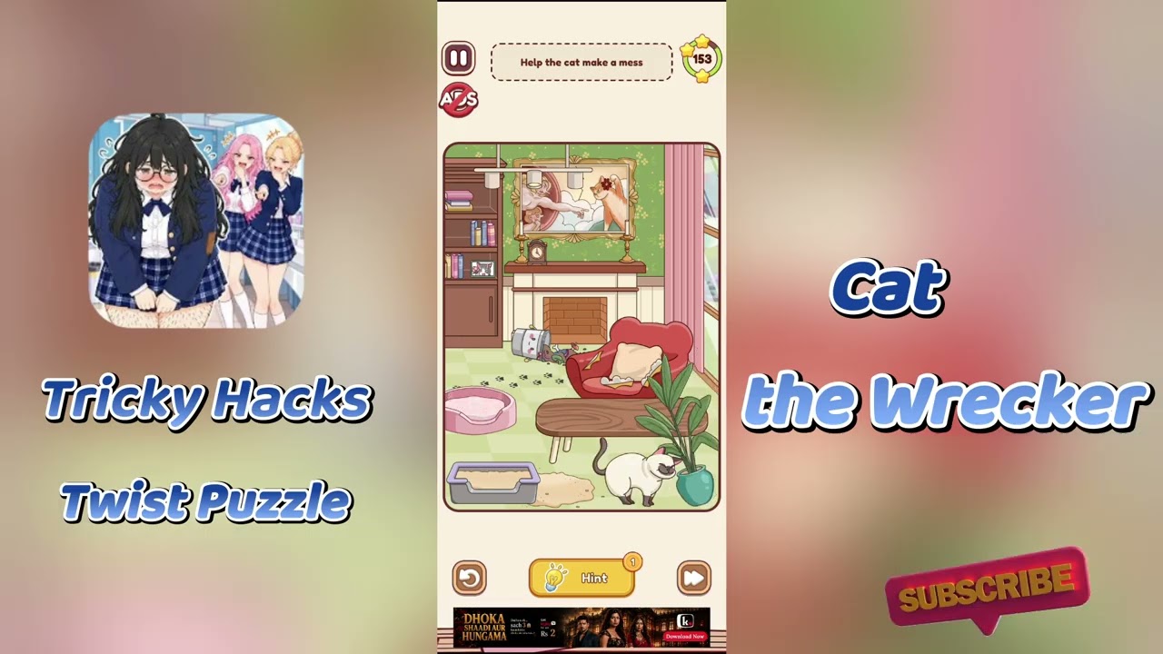 Tricky Hacks Twist Puzzle Level 21 Cat the Wrecker Answers
