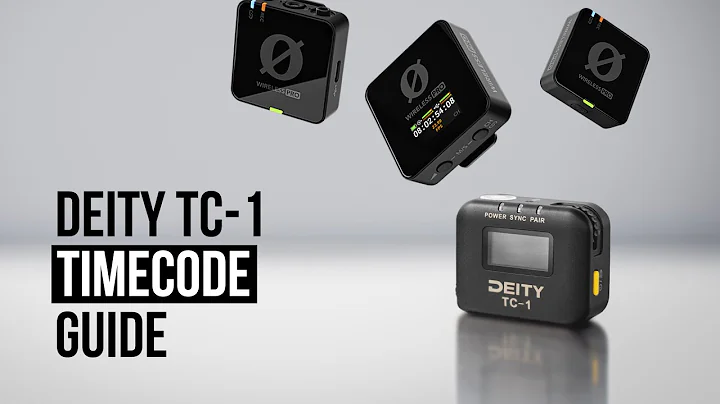 Using Timecode with the Deity TC-1 and Wireless PRO