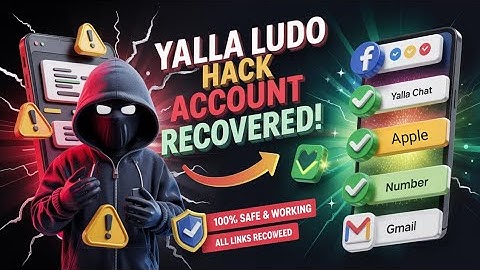 Yalla Ludo Ha*k Account Recover 2025 ! Remove Gmail,Yalla chat, Facebook, Number, From Yalla Ludo
