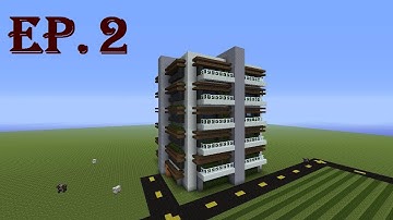 How to Build a Modern Apartment Complex in Minecraft - Part 2