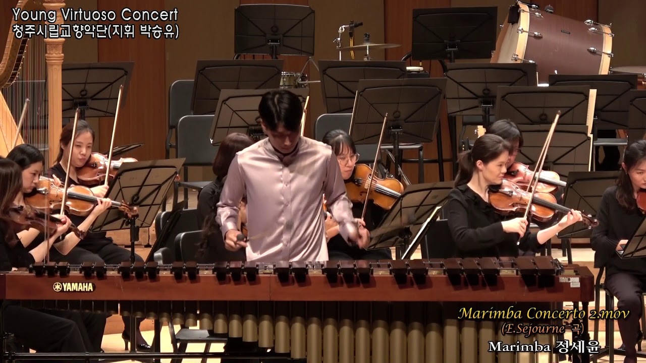 Young Virtuoso Concert / Marimba Concerto 2.mov(E.Sejourne 곡) Marimba