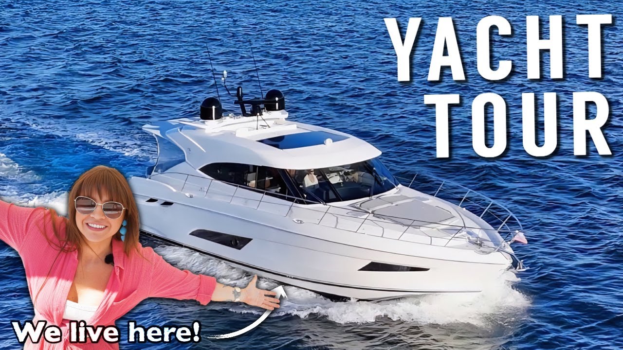 Riviera 5400 Full Yacht Tour ...Our Live-aboard Home! | EP20