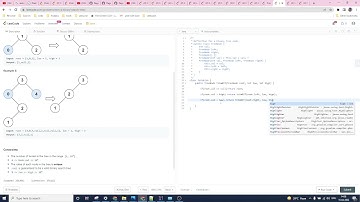 Leetcode669. Trim a Binary Search Tree