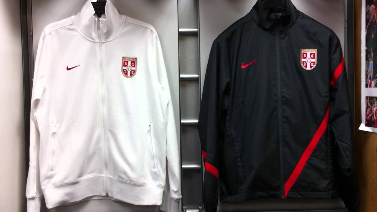 Serbia Jacket & Serbia Tracksuit 2012 Nike In Stock at North America 604-299-1721 - YouTube
