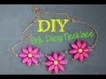 DIY Pink Daisy Necklace || Lucykiins