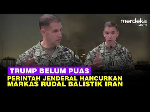 Serangan AS Makin Menggila, Trump Belum Puas Suruh Jenderal Hancurkan Markas Rudal Balistik Iran