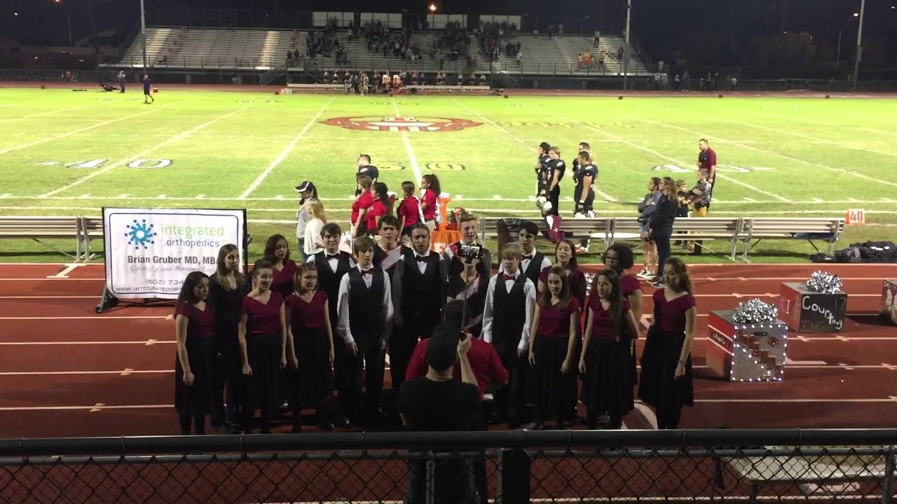 ironwood-high-school-excelsis-sing-the-national-anthem-at-the-homecoming-football-game-youtube