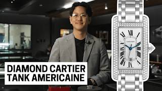The Classiest Iced Out Watch? Cartier Tank Américaine Diamond Swisswatchexpo