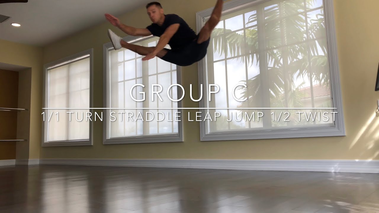 How to do Straddle leap jump | aerobic gymnastics 2019 | group C