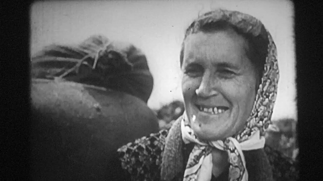 Film 16mm CHLEB OJCZYŹNIE 1951 | Propaganda PRL | Czyta Andrzej Łapicki