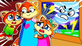 Aprende sobre el clima y desastres naturales con Bambú 🚨 | Dibujo Animado para Niños ⭐️