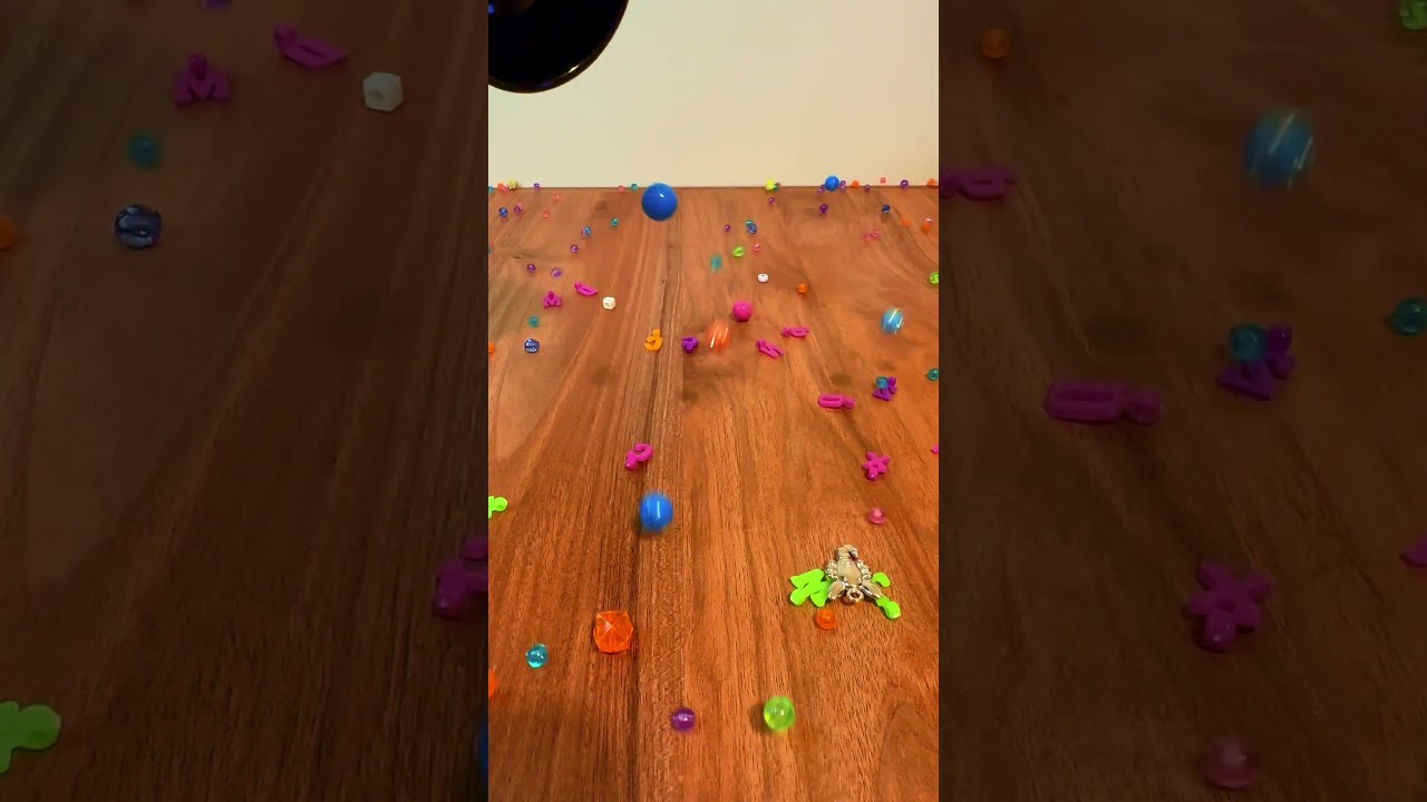 🎶💖 Pearls falling with sound ASMR 👍🔔 