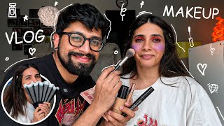 My Boyfriend Does My Makeup |Gone Wrong￼😰😱