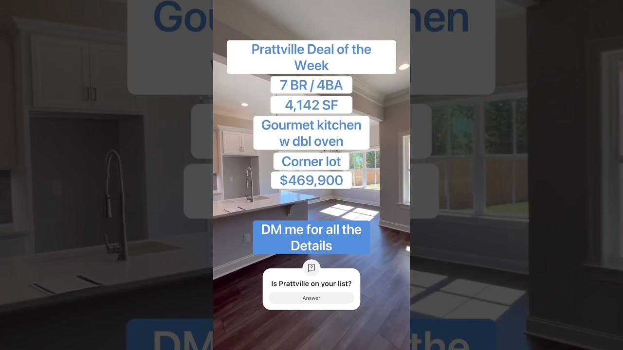 Prattville Alabama Homes for Sale | Prattville Deal of the Week 