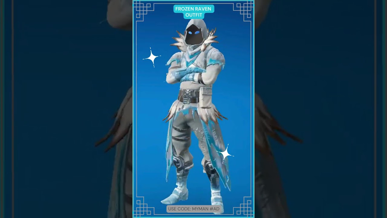 Fortnite Outfit ✔ Frozen Raven Outfit ✔ Frozen Series 👕 