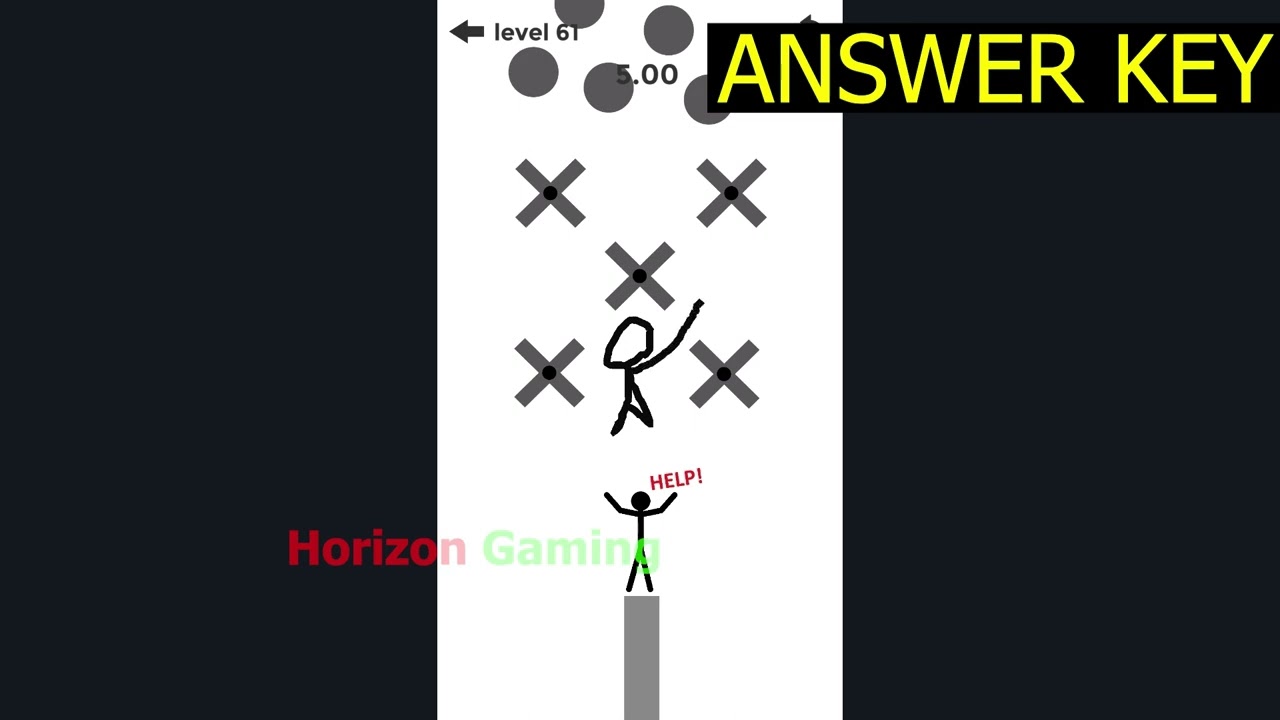 Save the Stickman - Pull Him Out Game LEVEL 61 - Gameplay Walkthrough Android IOS