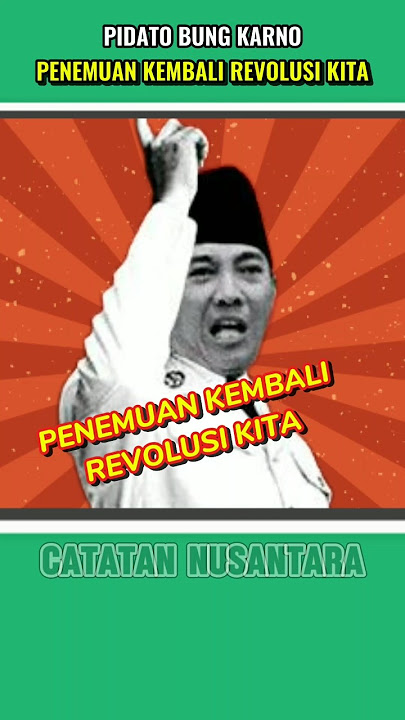 Pidato Bung Karno || Penemuan Kembali Revolusi Kita #bungkarno #indonesia #shorts #viralvideo