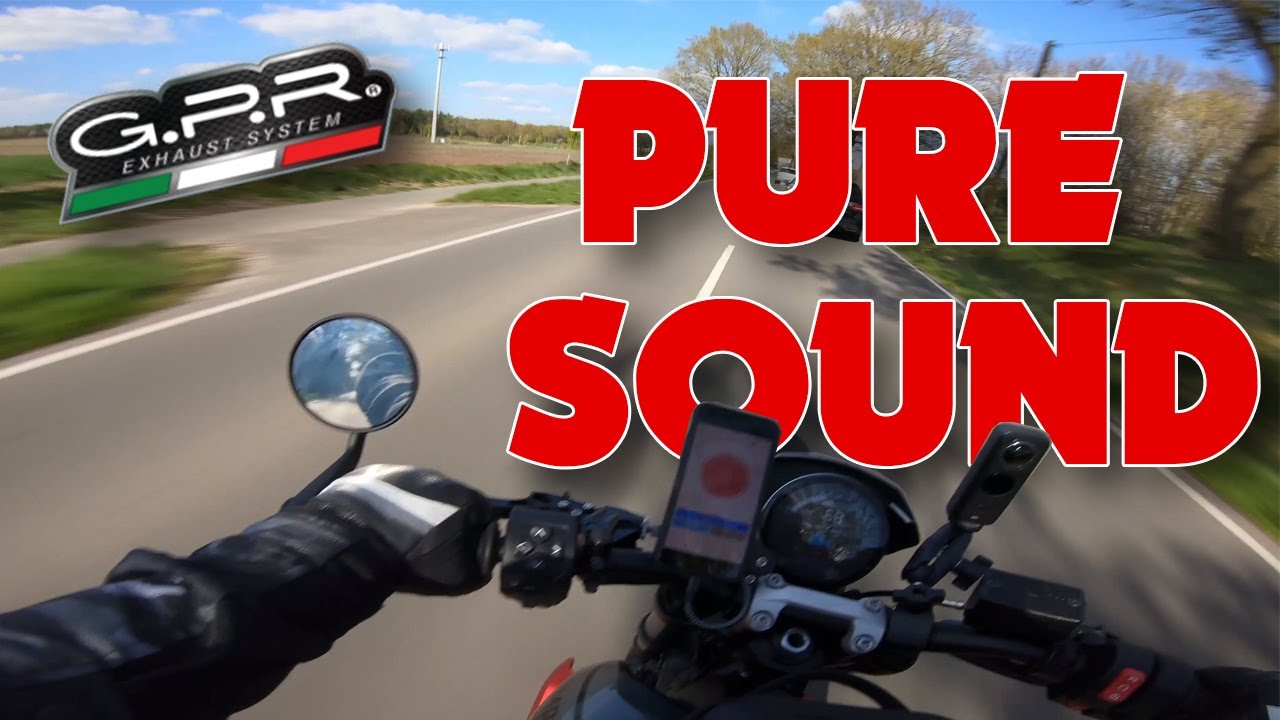 Triumph Trident 660 GPR Exhaust Powercone Evo Raw Sound