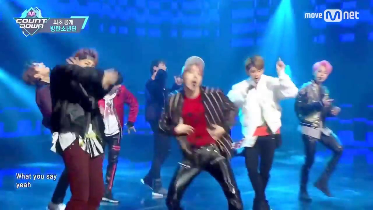 [HD] BTS Not Today Comeback Stage M COUNTDOWN 170223