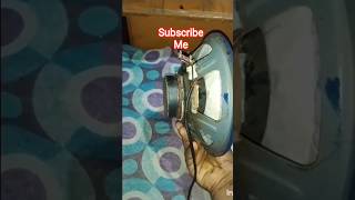 8 inch speaker ka bura hal bass test😱#shorts #bass#sawoofer repearing