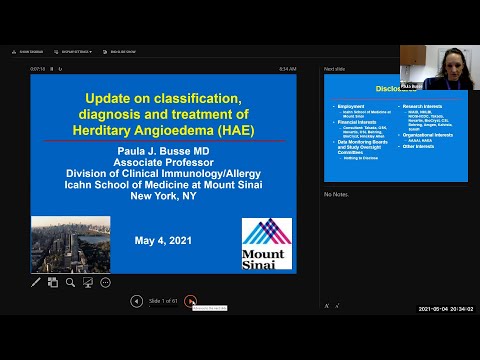 Update of Classification, Diagnosis and Treatment of Hereditary Angioedema (HAE)