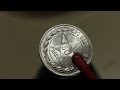Чистка серебряных монет с помощью средства "Алладин"