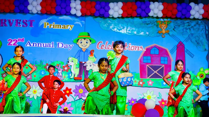 #Harvest primary #School 22nd annual celebration day participated by Charitra #Song 01 - DayDayNews