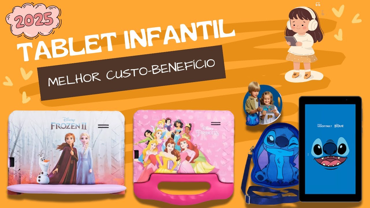 Melhores Tablets Infantis Seguros, Divertidos e Educativos 2025