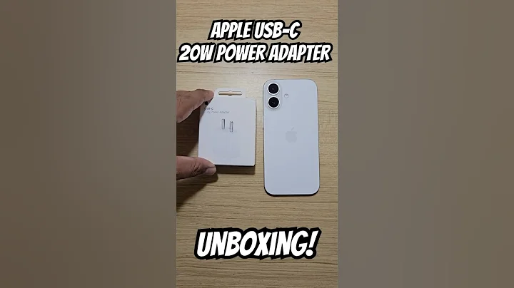 Apple USB-C 20W Power Adapter UNBOXING