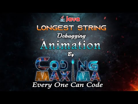 Longest String in Hash Map | 1080P HD Hash Map in java | core java | java | Coding Maxima | Coding