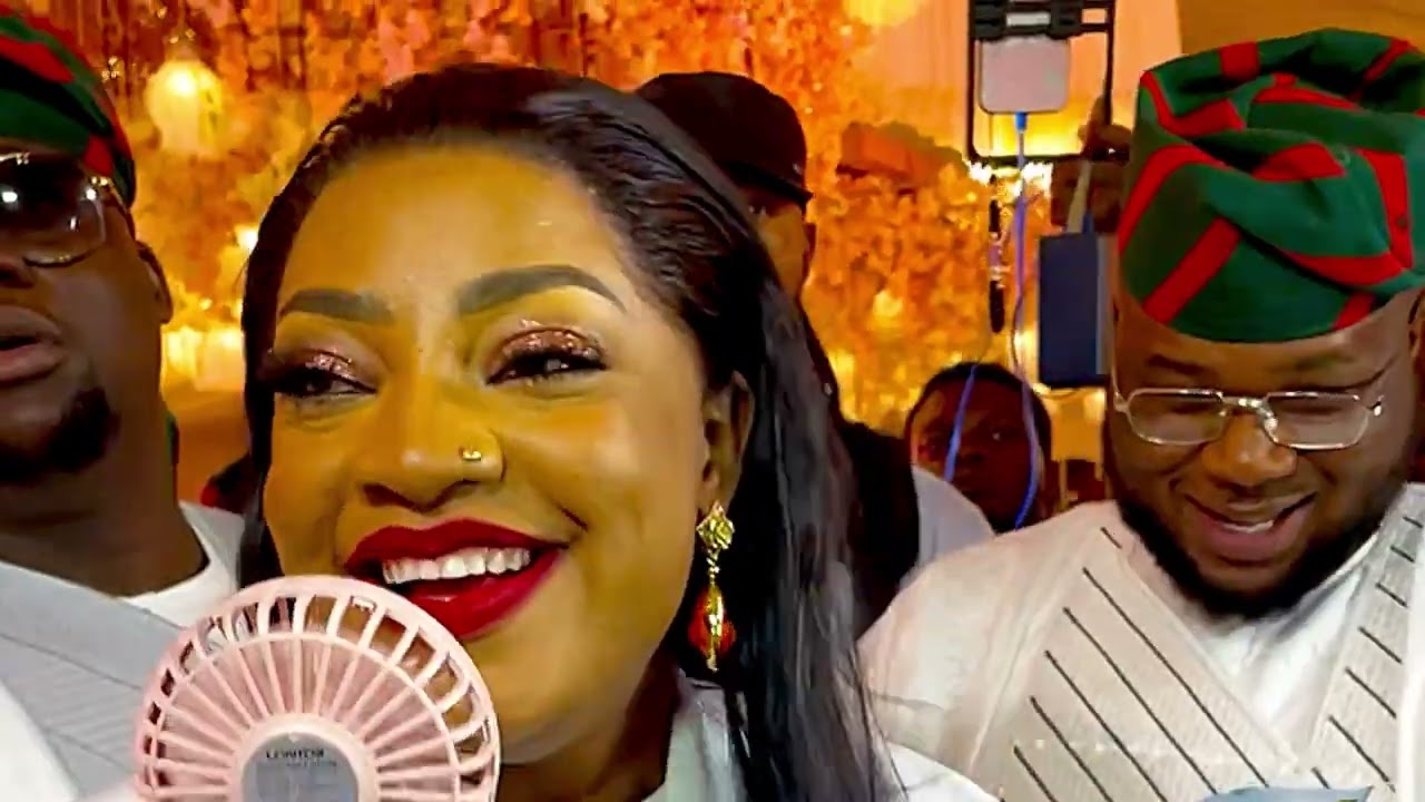 Double celebration for Sotayo Gaga as Segun Johnson performs for her Birthday and Baby christening