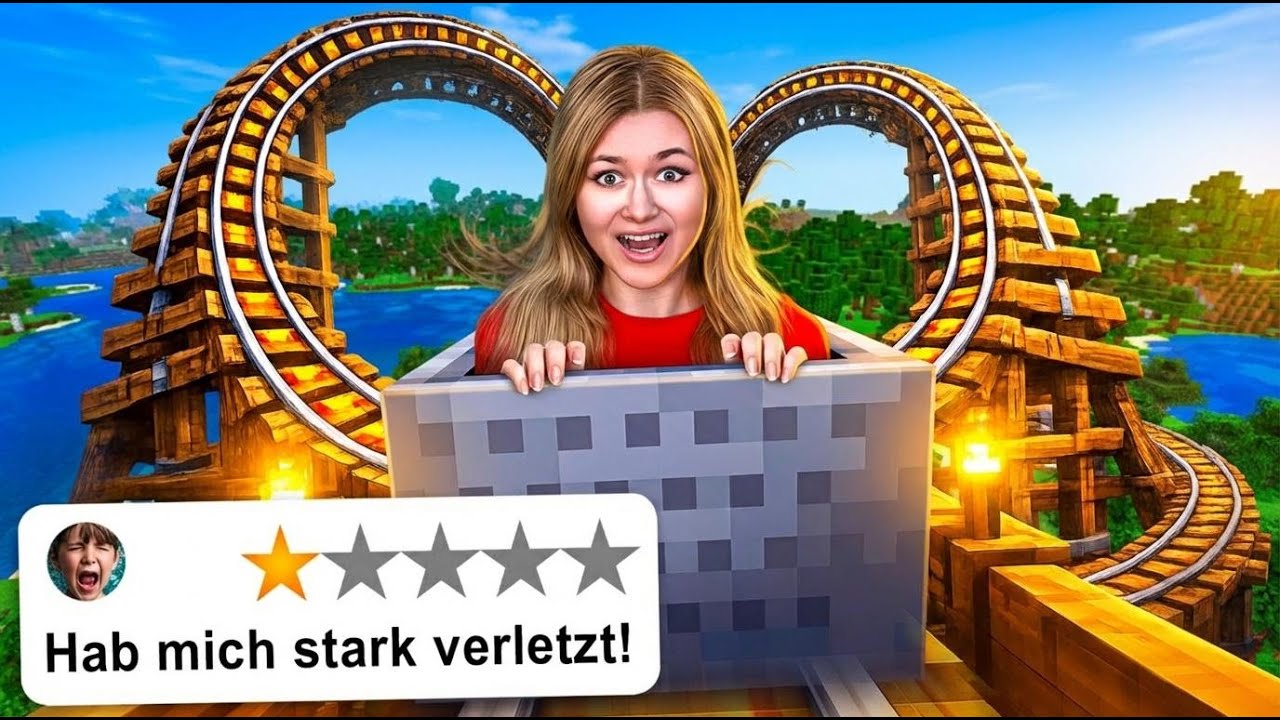 Ich TESTE die GEFÄHRLICHSTEN ACHTERBAHN FALLEN! 😱