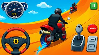 Insane GT Bike Stunts on Mega Ramps - Android Gameplay #11 screenshot 5