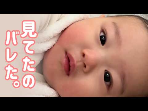 【生後10ヶ月】赤ちゃんの寝起きをこっそりモニタリング👀