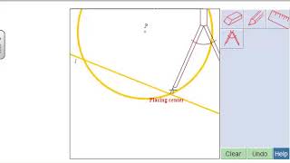 Constructing a Pair of Perpendicular Lines