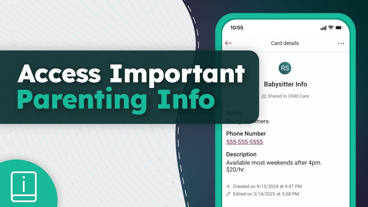 Info Library - Organize the Details of Daily Life