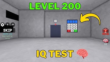 How To Solve Roblox IQ Test Level 200 | IQ Test 🧠 Floor 200 Guide