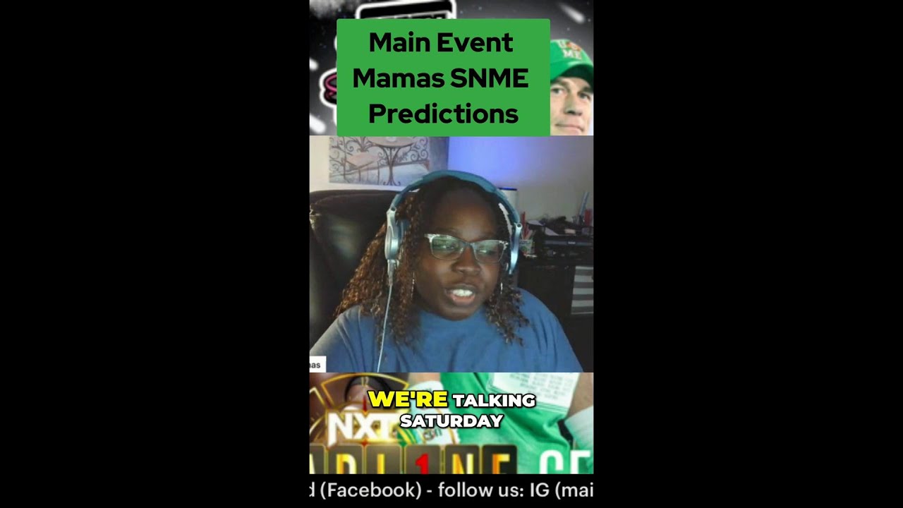 Saturday Night Main Event Predictions 🔥 AJ Styles, Oba Femi, Cena & MORE! #WrestingShorts